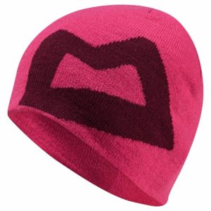 Mountain Equipment Branded Knitted Beanie (VPink/Cranberry)