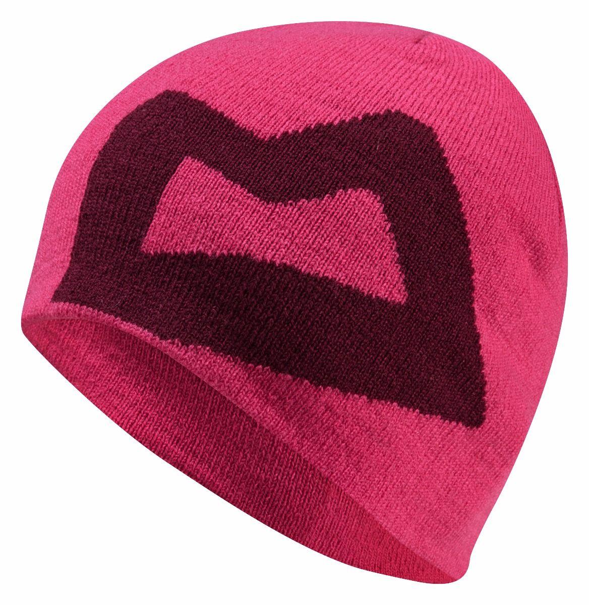 Mountain Equipment Branded Knitted Beanie (VPink/Cranberry)