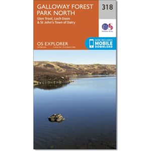 Ordnance Survey Explorer Map 318 - Galloway Forest Park North