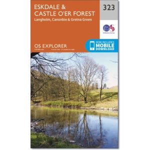 Ordnance Survey Explorer Map 323 Eskdale and Castle O’er Forest