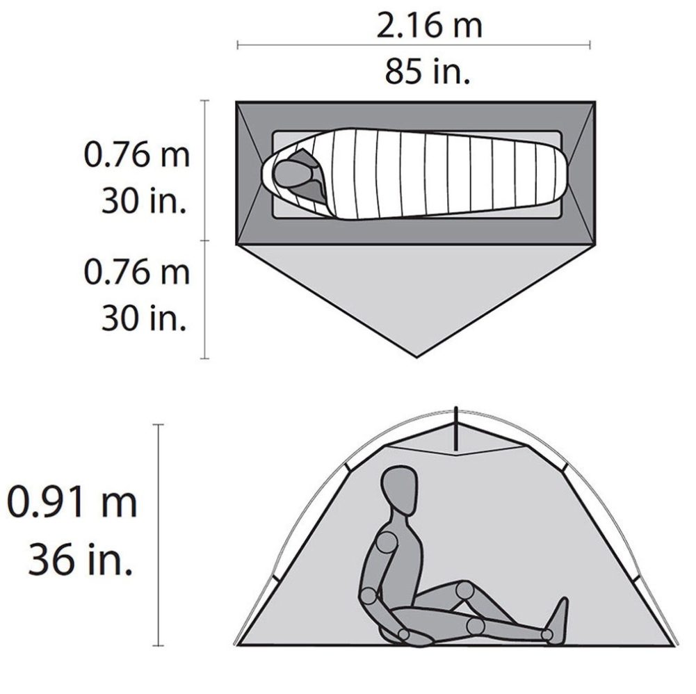 MSR Hubba NX 1 Person Tent
