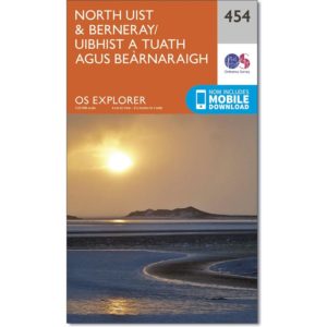 Ordnance Survey Explorer Map 454 North Uist & Berneray