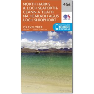 Ordnance Survey Explorer Map 456 North Harris & Loch Seaforth
