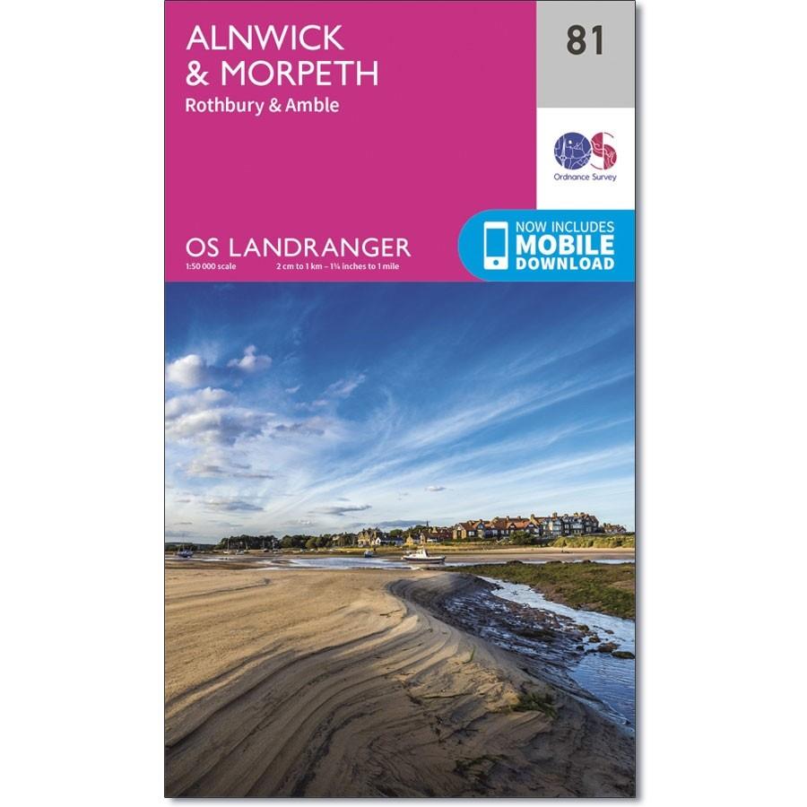 Ordnance Survey Landranger 81 – Alnwick & Morpeth