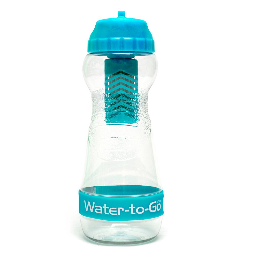 Water-to-Go GO! 500ml Water Bottle with Filter (Blue)