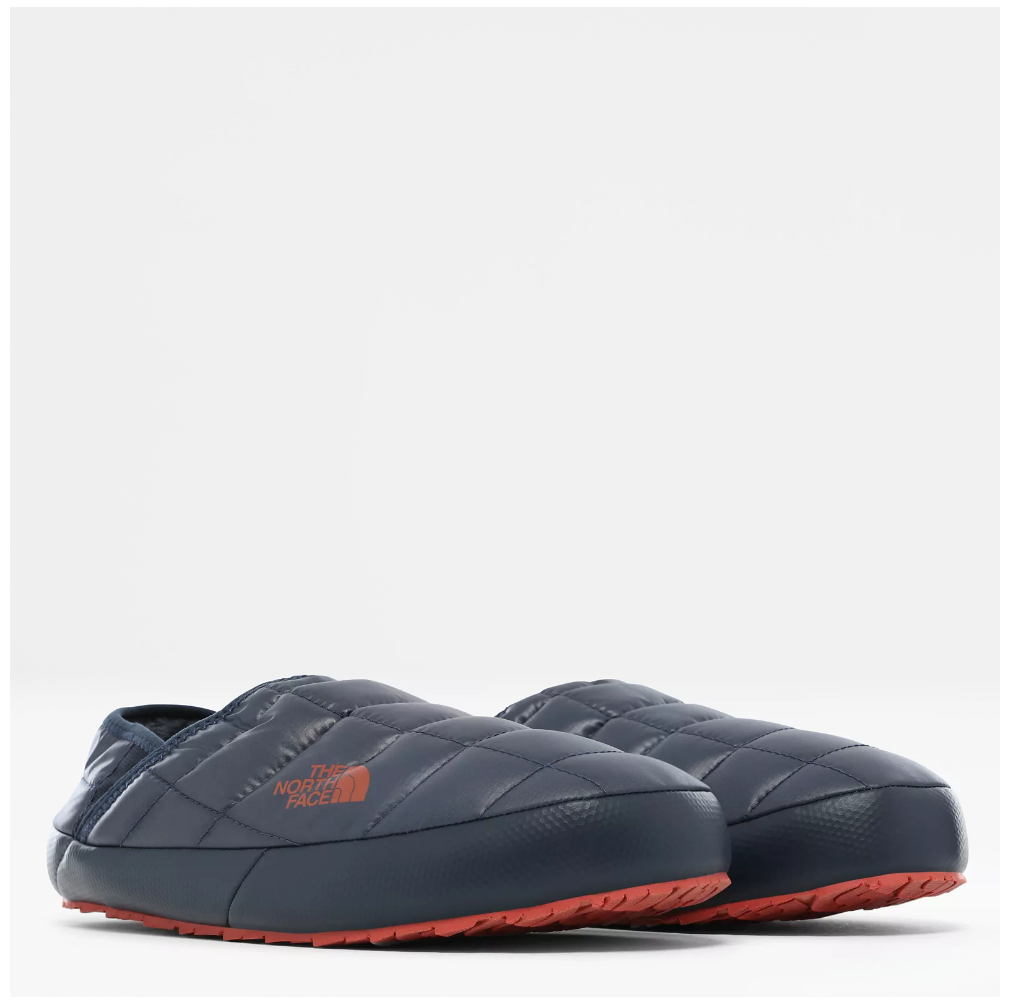 north face slippers red