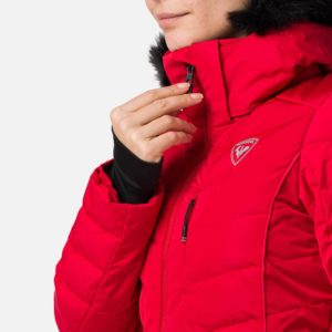 Rossignol Womens Pearly Rapide Ski Jacket (Carmin Red)