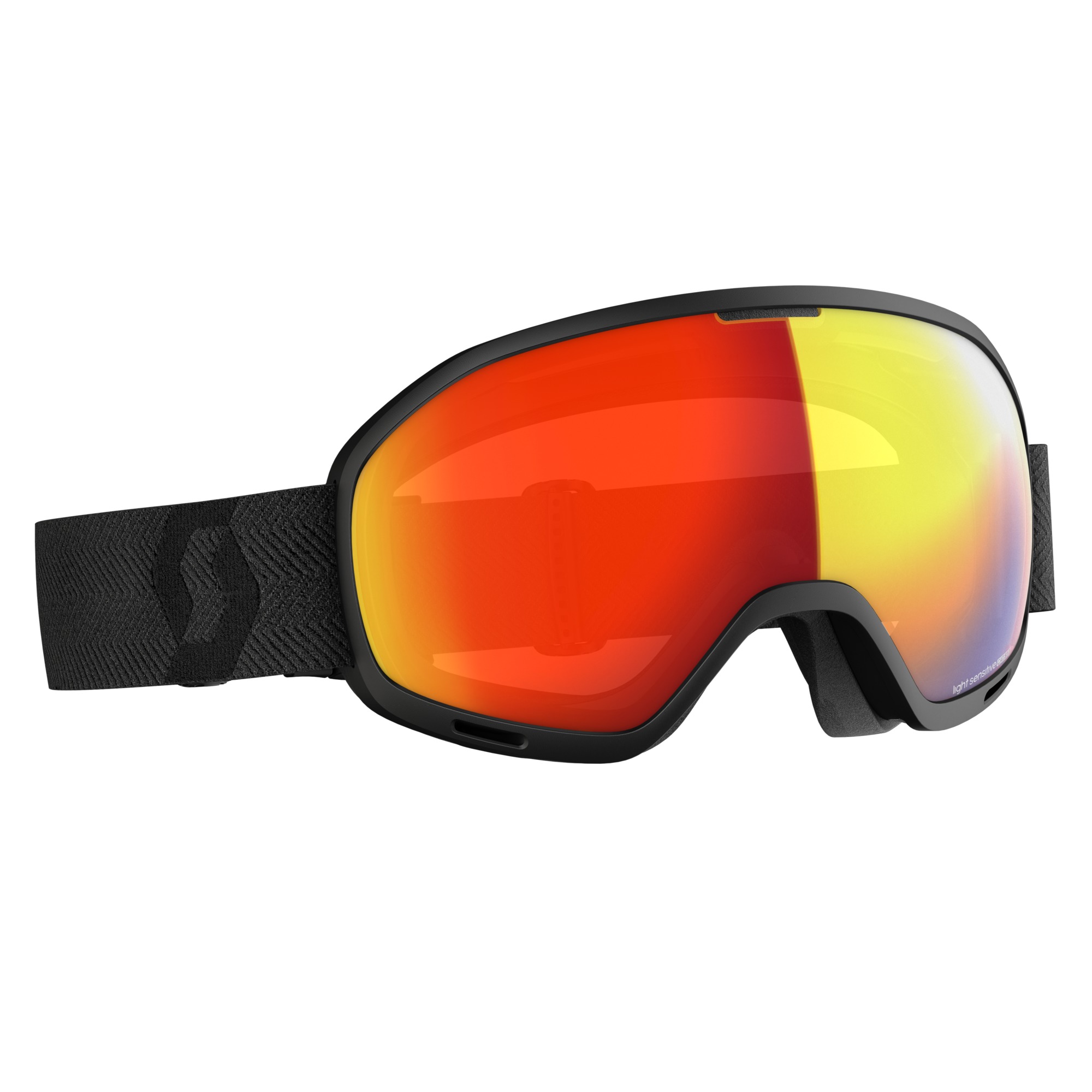 Scott Unlimited 11 OTG Goggles – Light Sensitive – Black/Red Chrome – Cat S2-S3