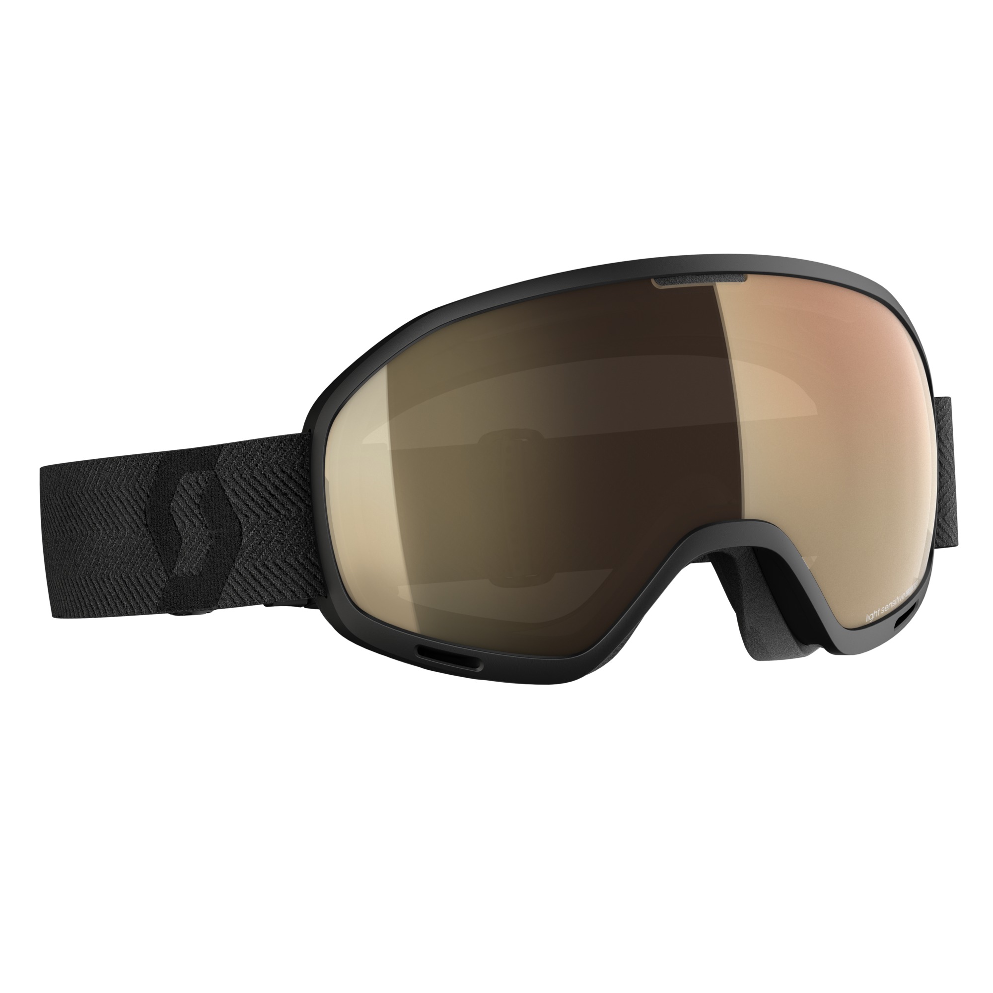 Scott Unlimited 11 OTG Goggles – Light Sensitive – Black – Bronze Chrome Lense – Cat S1-S3