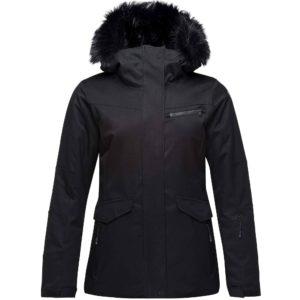 Rossignol Women's Parka Black Ski Jacket (Size 10 UK)