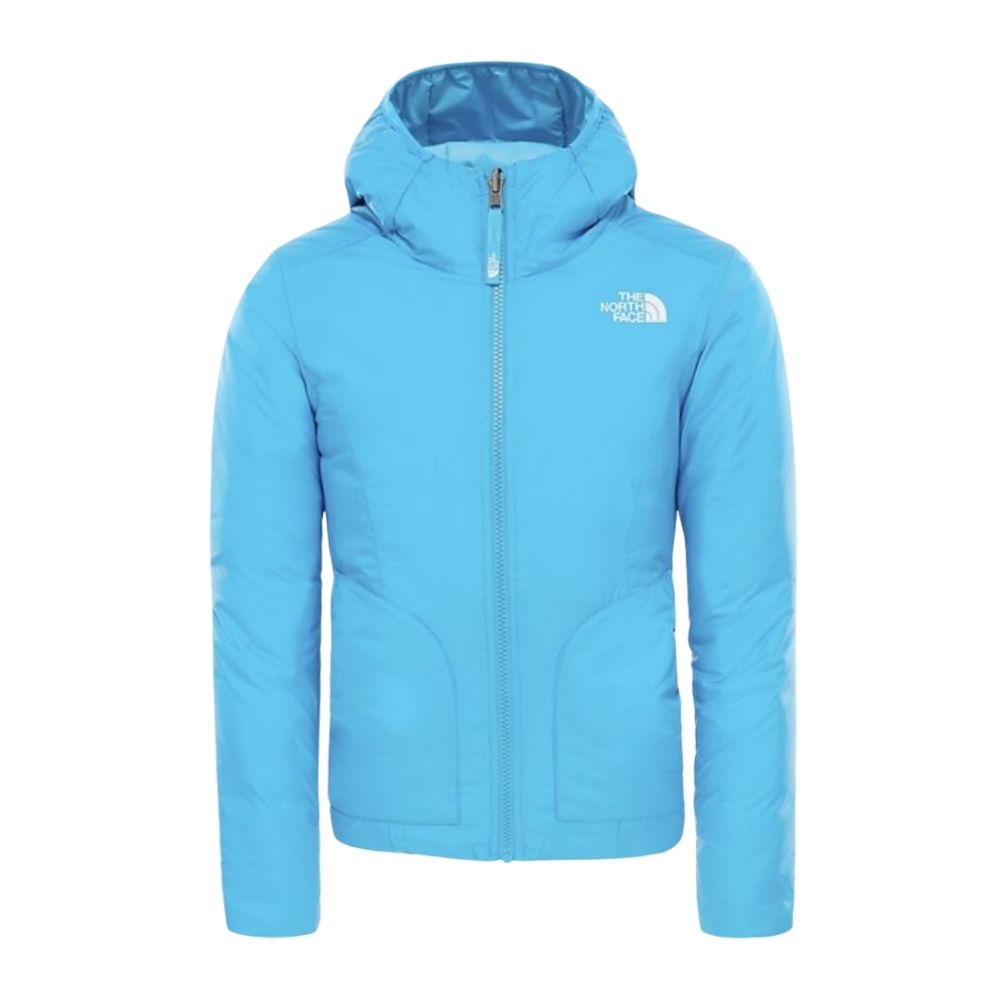 The North Face Girls’ Reversible Perrito Insulated Jacket (Acoustic Blue)