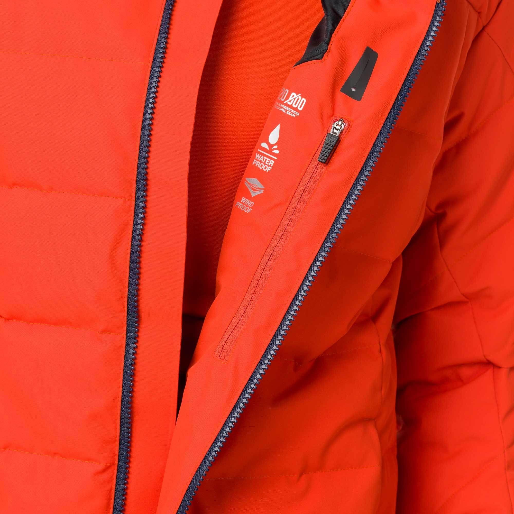 Rossignol Men’s Rapide Ski Jacket – Medium – Orange