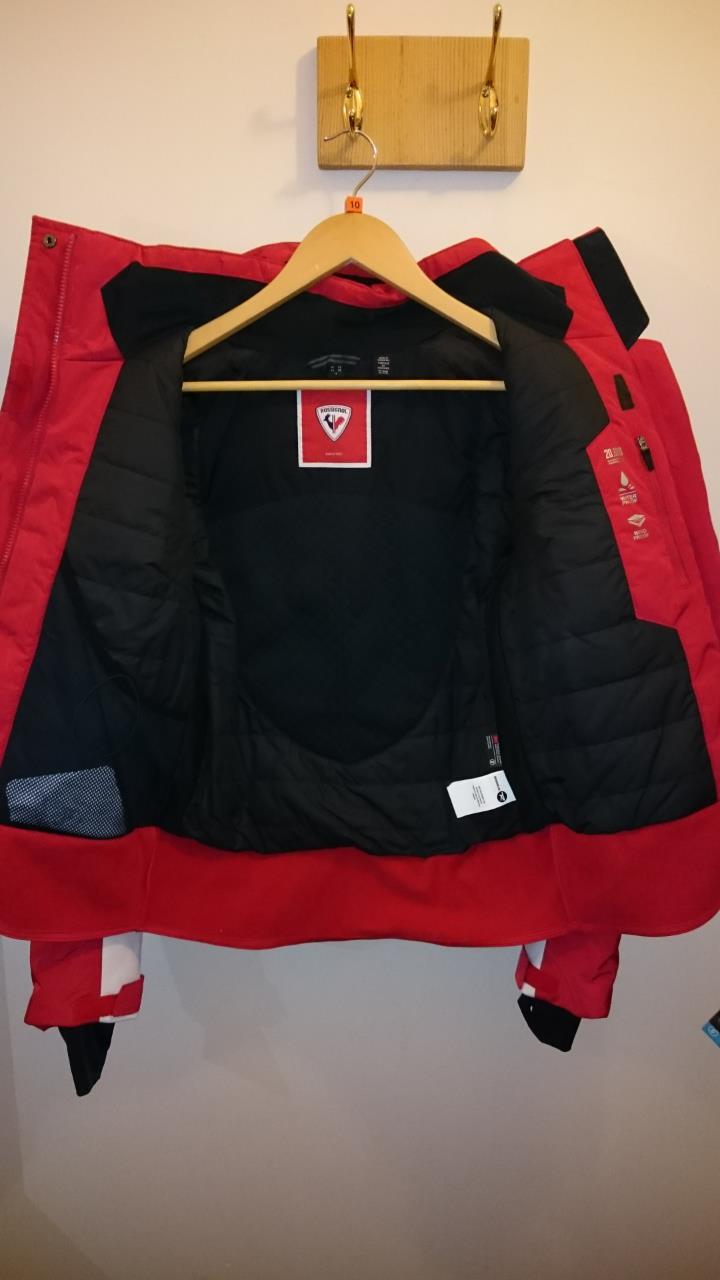 Rossignol Women’s Ski Bomber Jacket – Carmin Red – UK 10