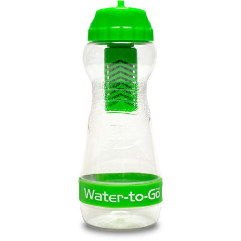 Water-to-Go GO! 500ml Water Bottle with Filter (Green)
