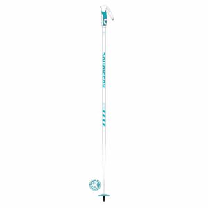Rossignol Stove Alpine Ski Poles - White/Aqua