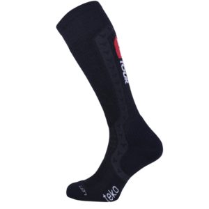 Teko Mountain Freeride Ultralight Pro Ski Socks - Black