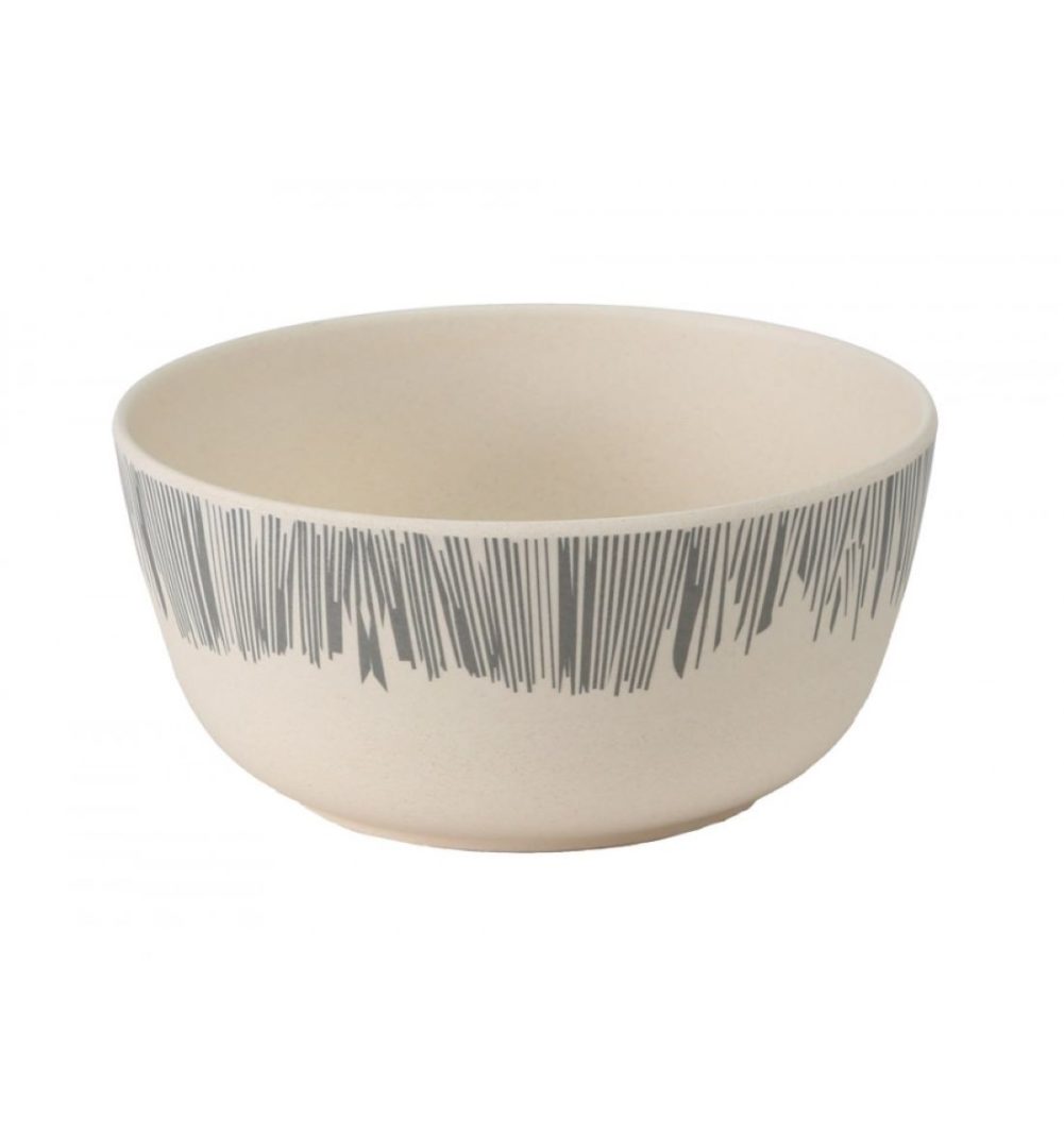Vango Bamboo 14cm Bowl - Grey Stripe