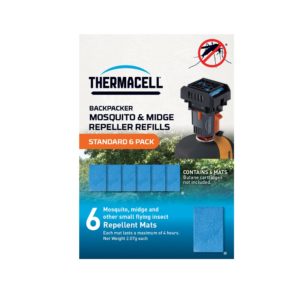 Thermacell Backpacker Standard Mosquito & Midge Repellent Mat Refill Pack (6 Pack)