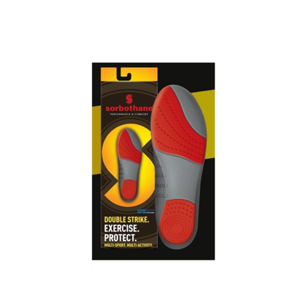 Sorbothane Shock Stopper Double Strike Insoles Updated | UK 7