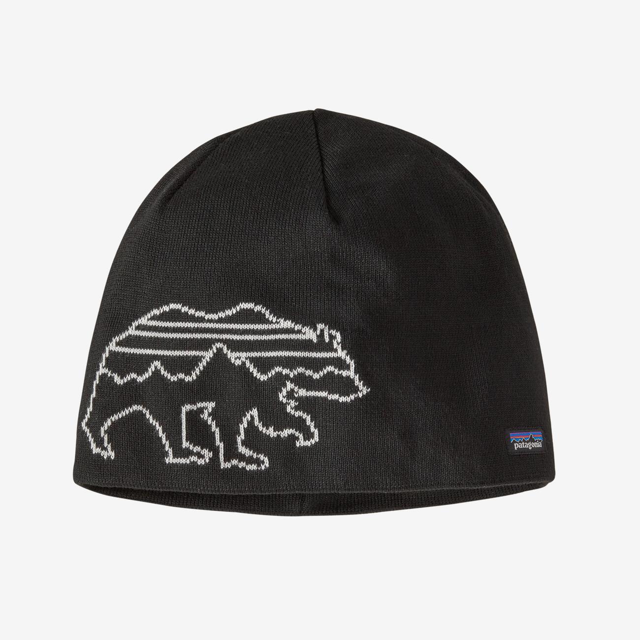Patagonia Beanie Hat (Fitz Bear Knit/Black)