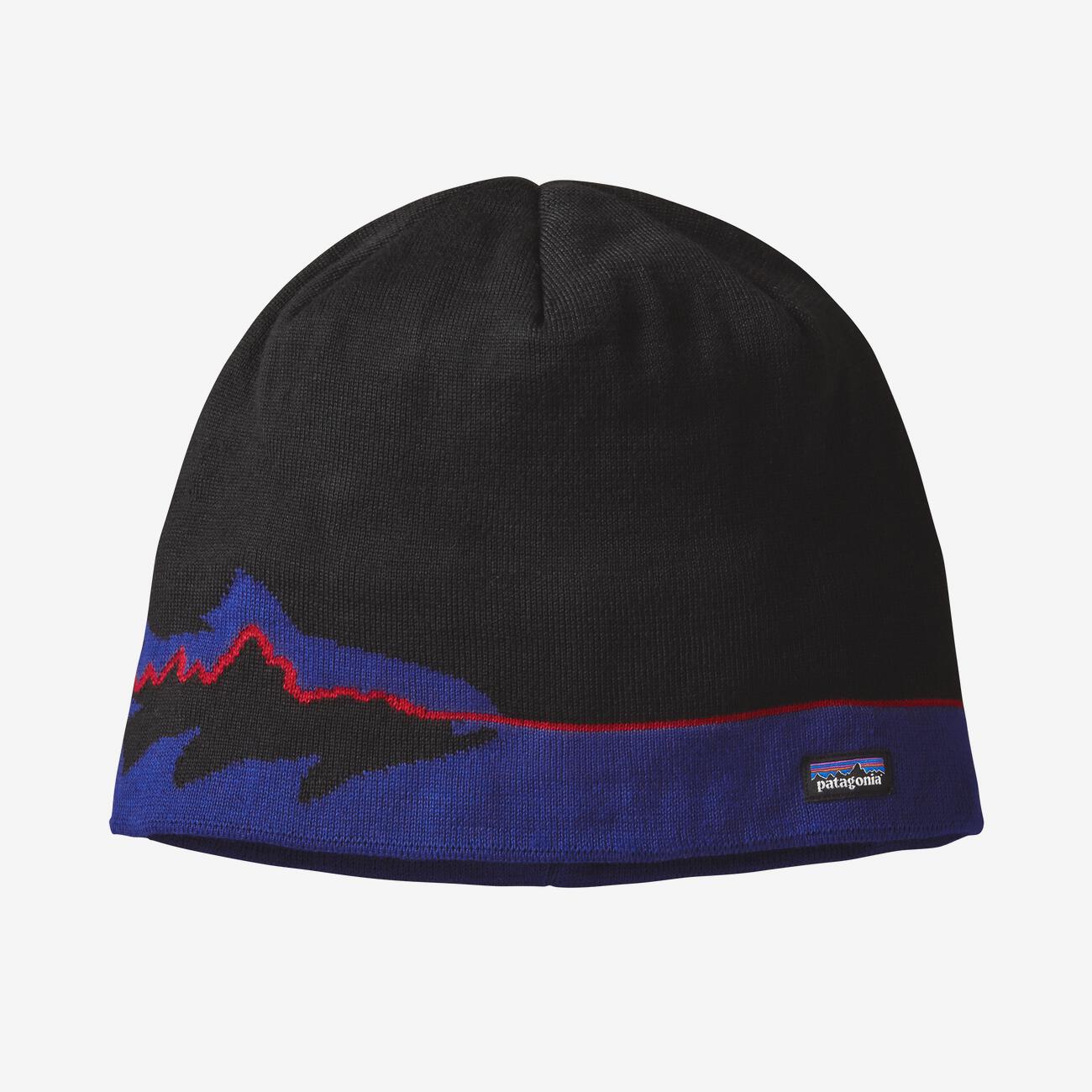 Patagonia Beanie Hat (Fitz Trout/Black)