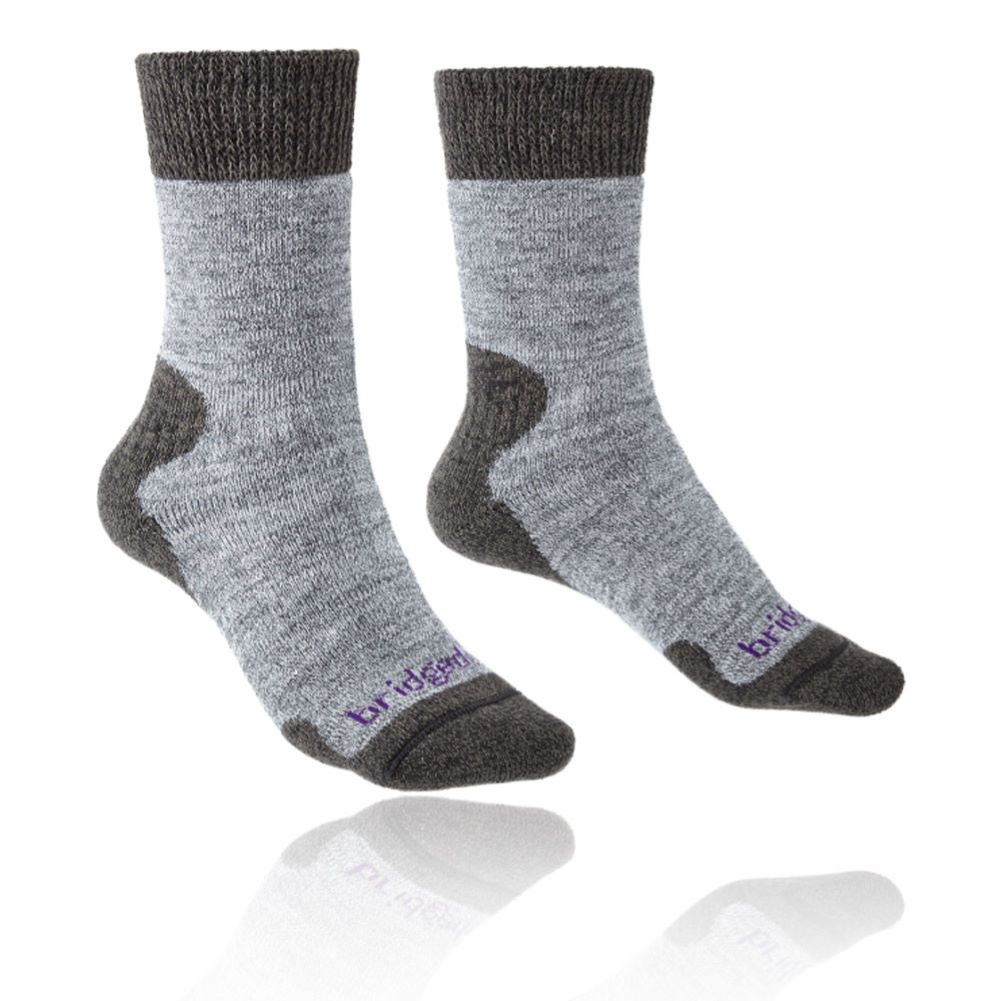Bridgedale Women’s Explorer Heavyweight Merino Comfort Socks – Grey