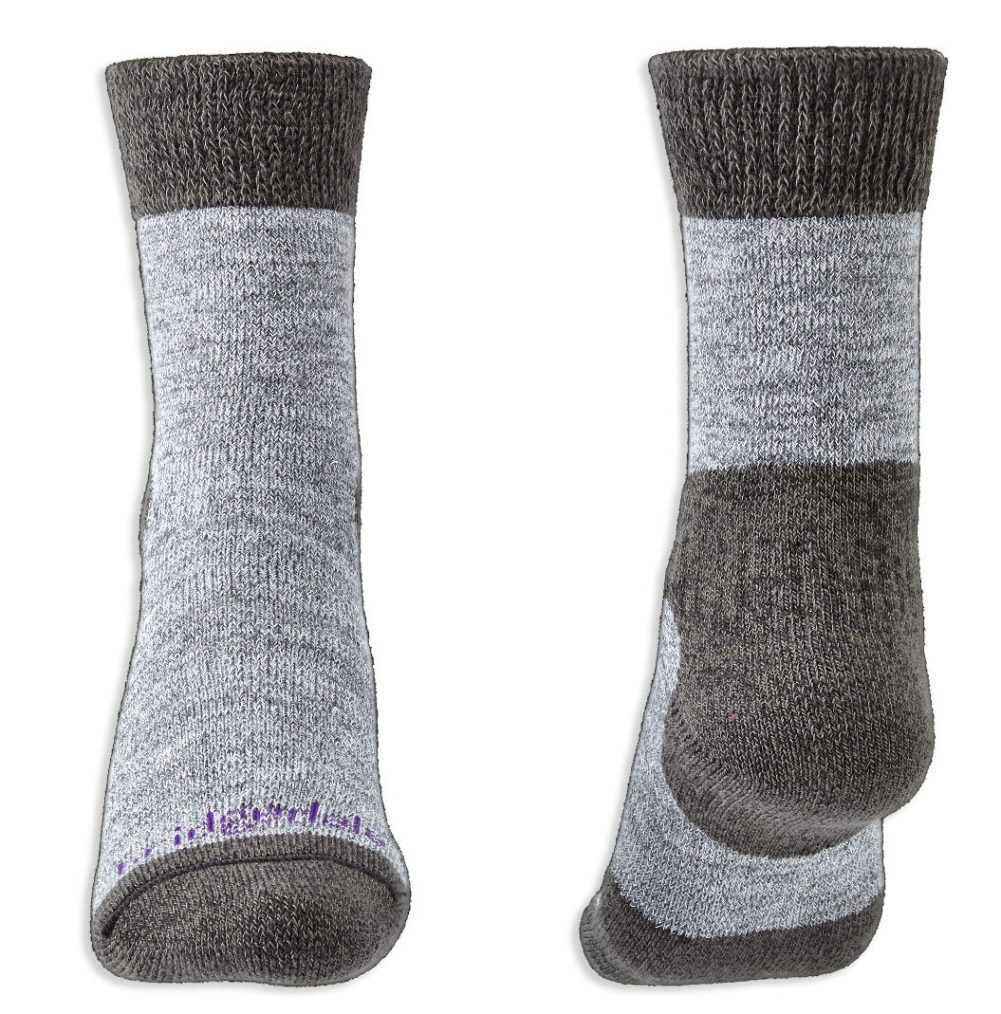 Bridgedale Women's Explorer Heavyweight Merino Comfort Socks - Grey
