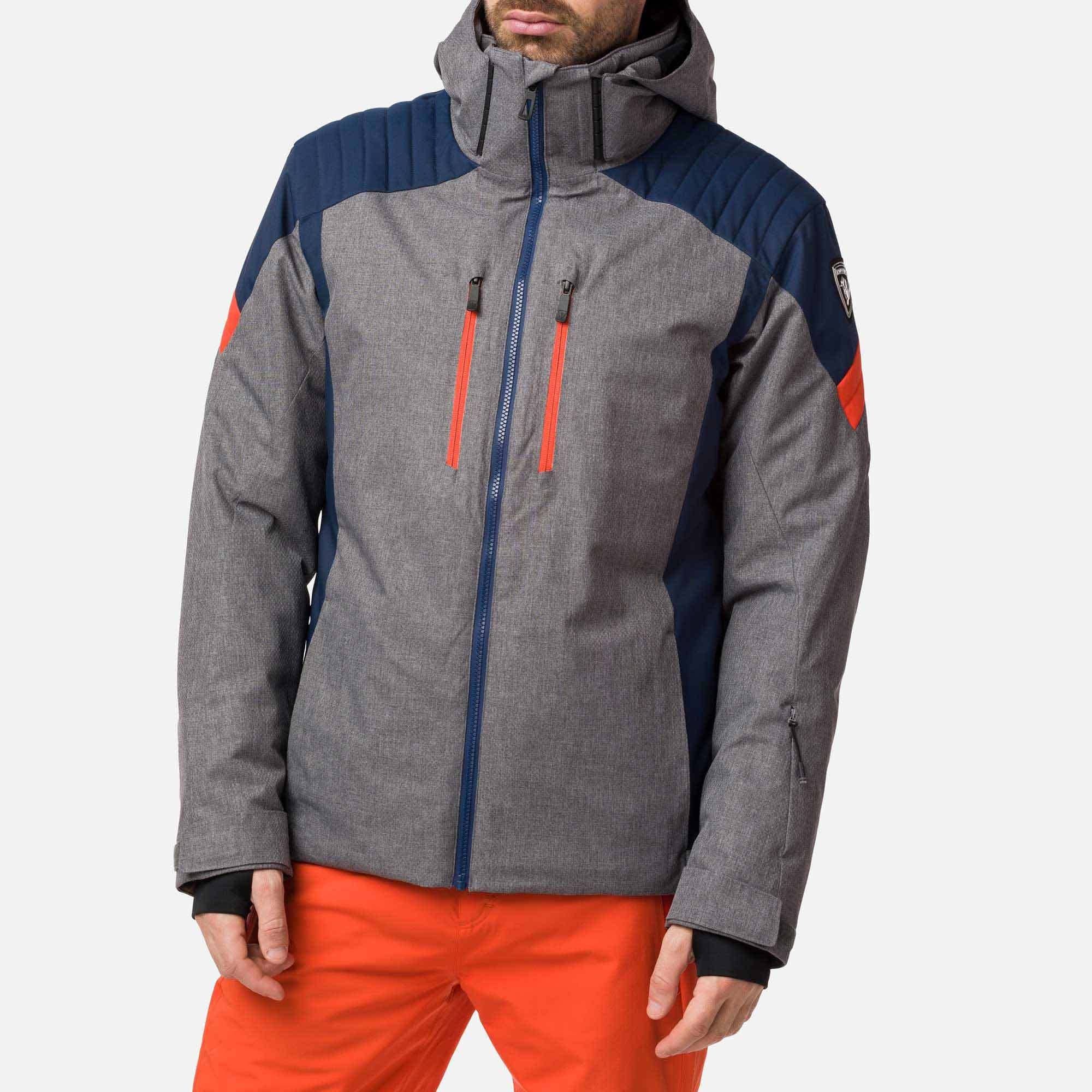 Rossignol Mens Heather Ski Jacket – Size Medium – Grey
