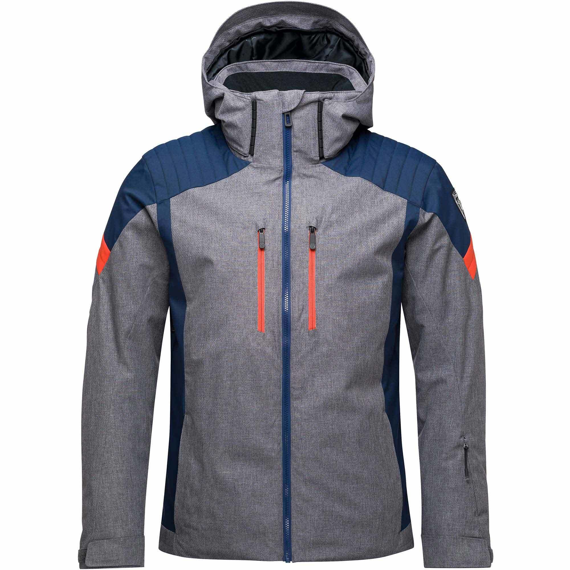 Rossignol Mens Heather Ski Jacket – Size Medium – Grey