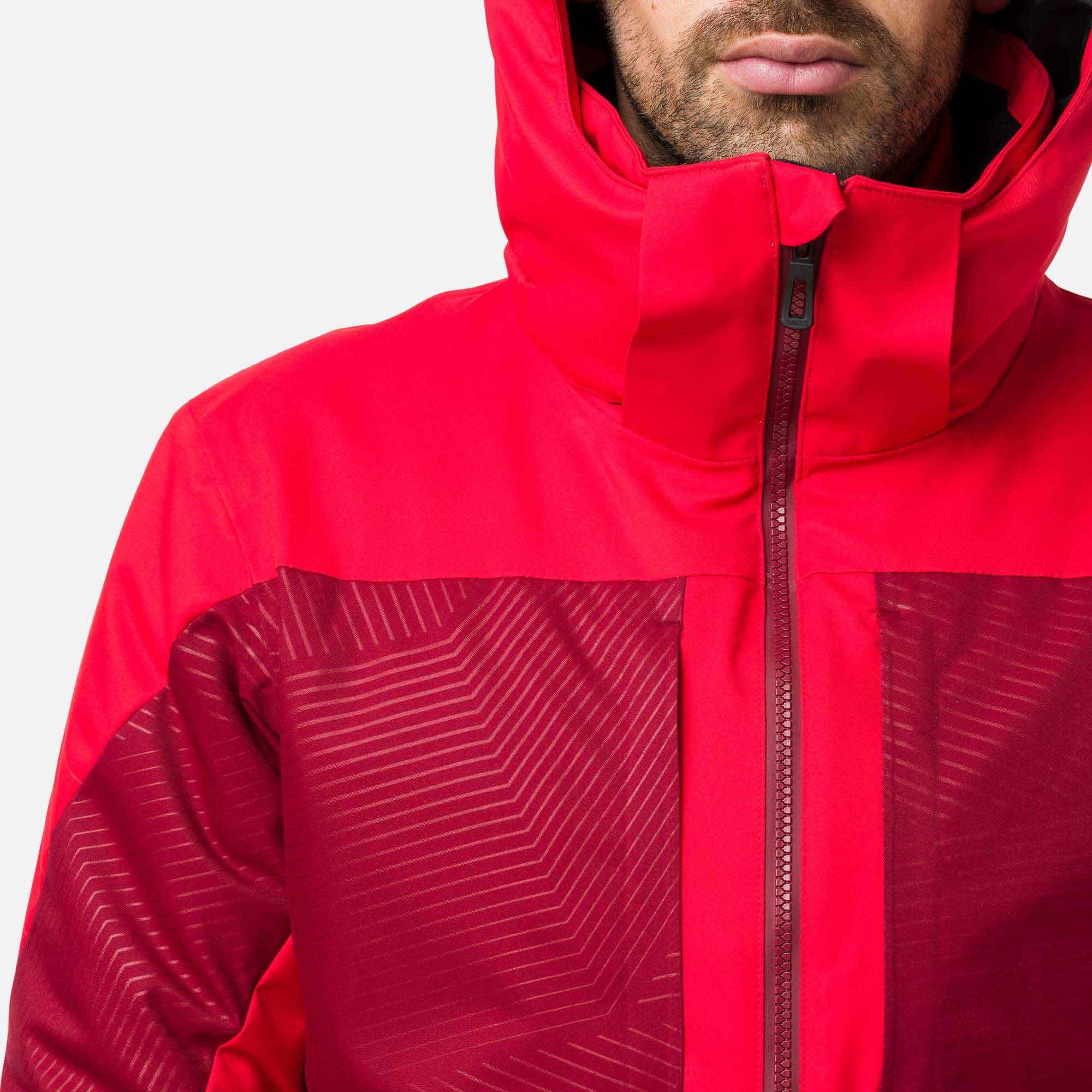 Rossignol Mens Stade Ski Jacket (Red) – Size Medium