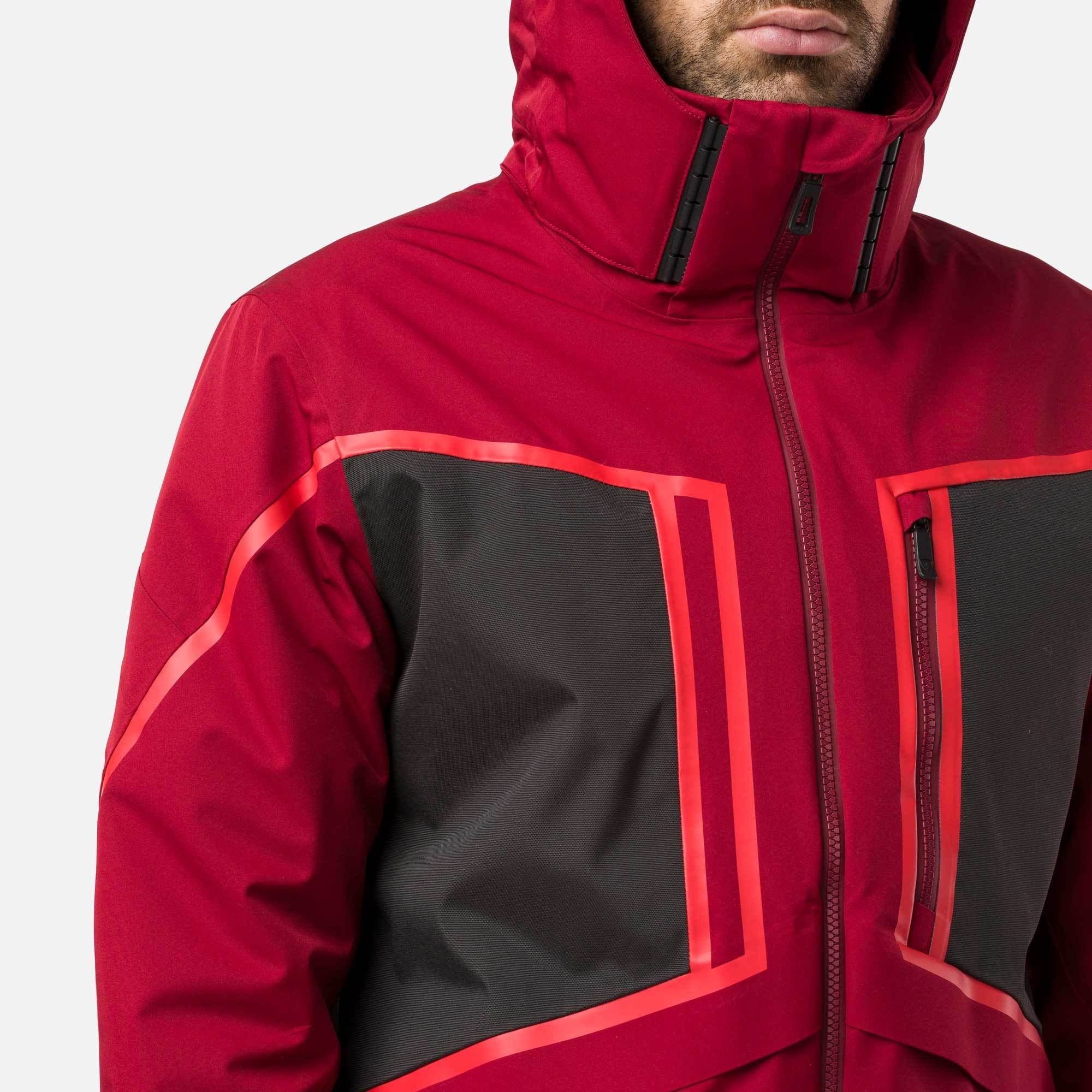 Rossignol Mens Accroche Ski Jacket – Medium – Red