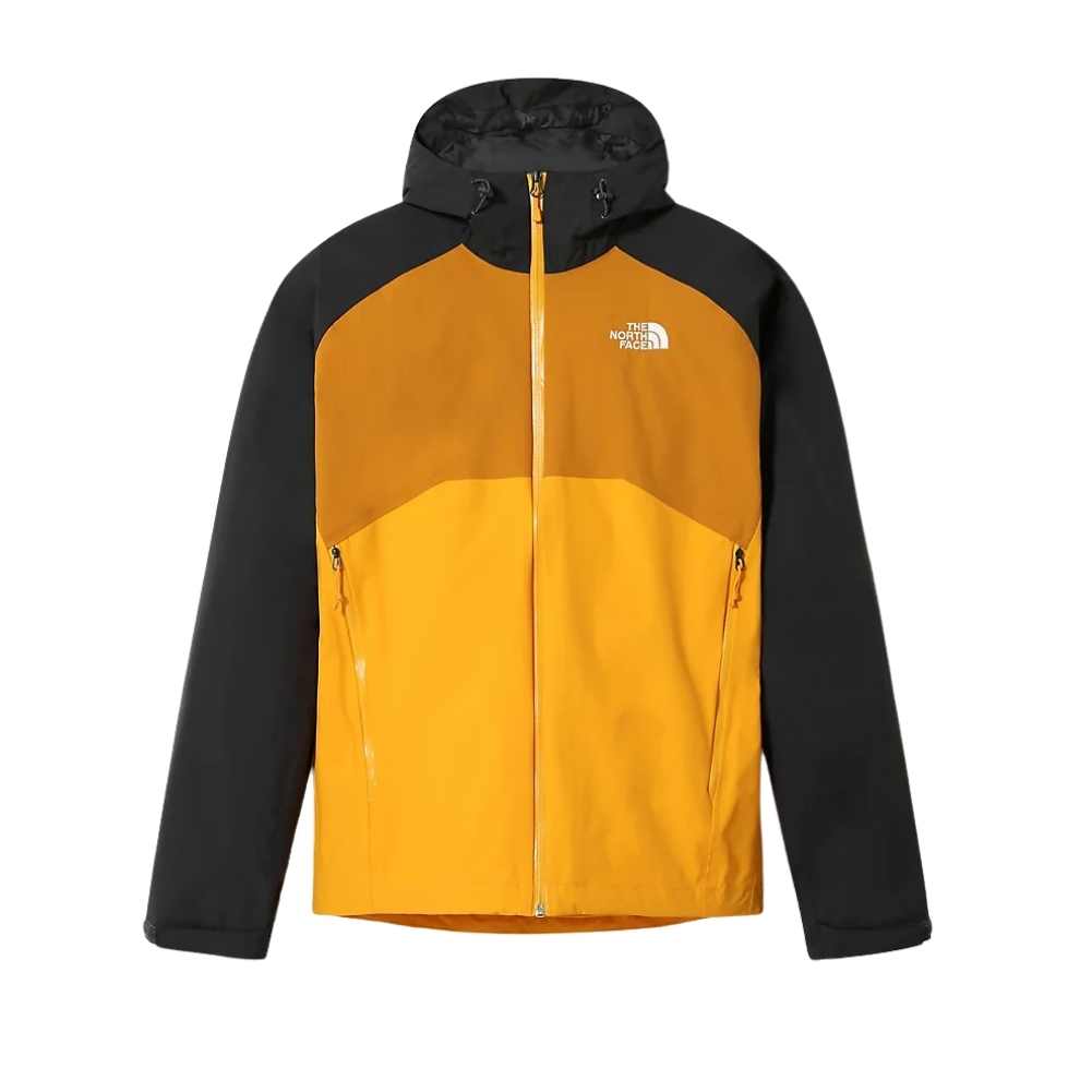 he North Face Men’s Stratos Hooded WP Jacket (Summit Gold/TNF Black) – Yellow