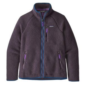 Patagonia Men’s Retro Pile Fleece FZ Jacket (Piton Purple)