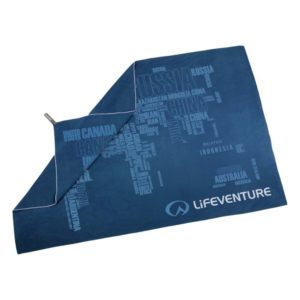 Lifeventure Soft Fibre Word Printed Trek Towel - Giant