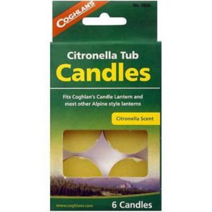 Coghlan's Citronella Tub Candles (6 Candles)