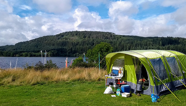 Tent Camping In Galloway