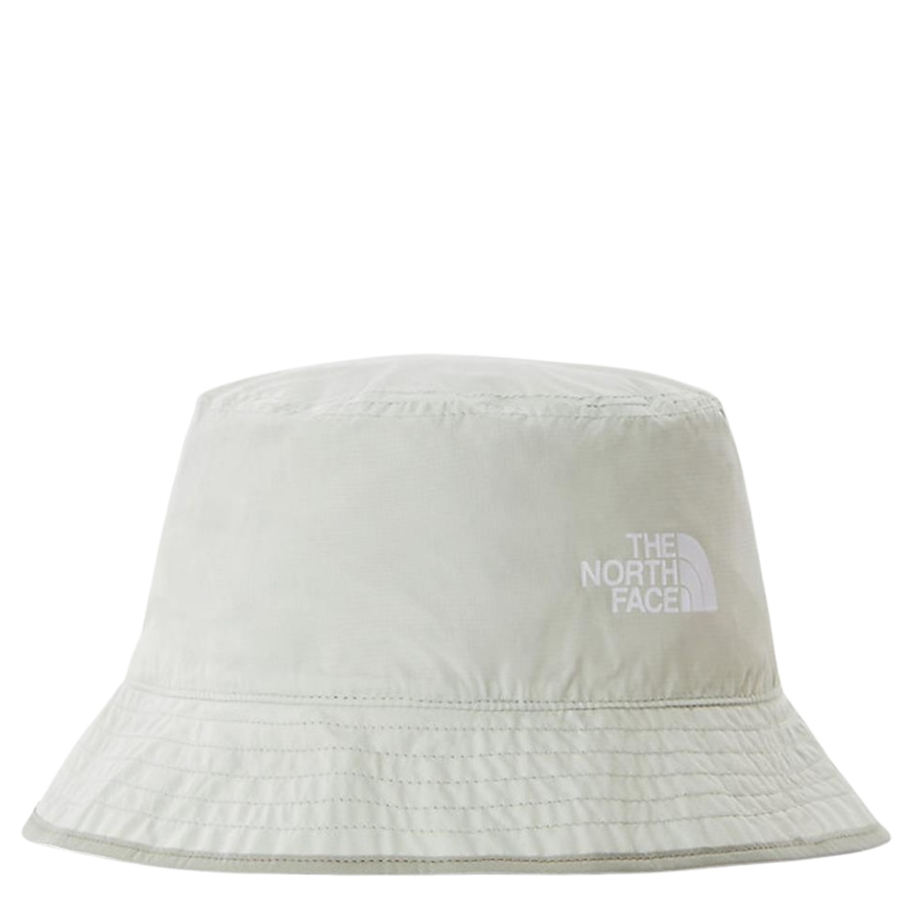The North Face Sun Stash Reversible Bucket Hat (Green Mist/Wrought Iron)