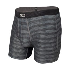 Saxx Hot Shot Boxer Brief (Black Heather)