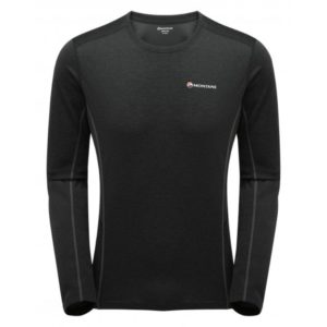 Montane Men's Dart Long Sleeve Crew T-Shirt  - Black