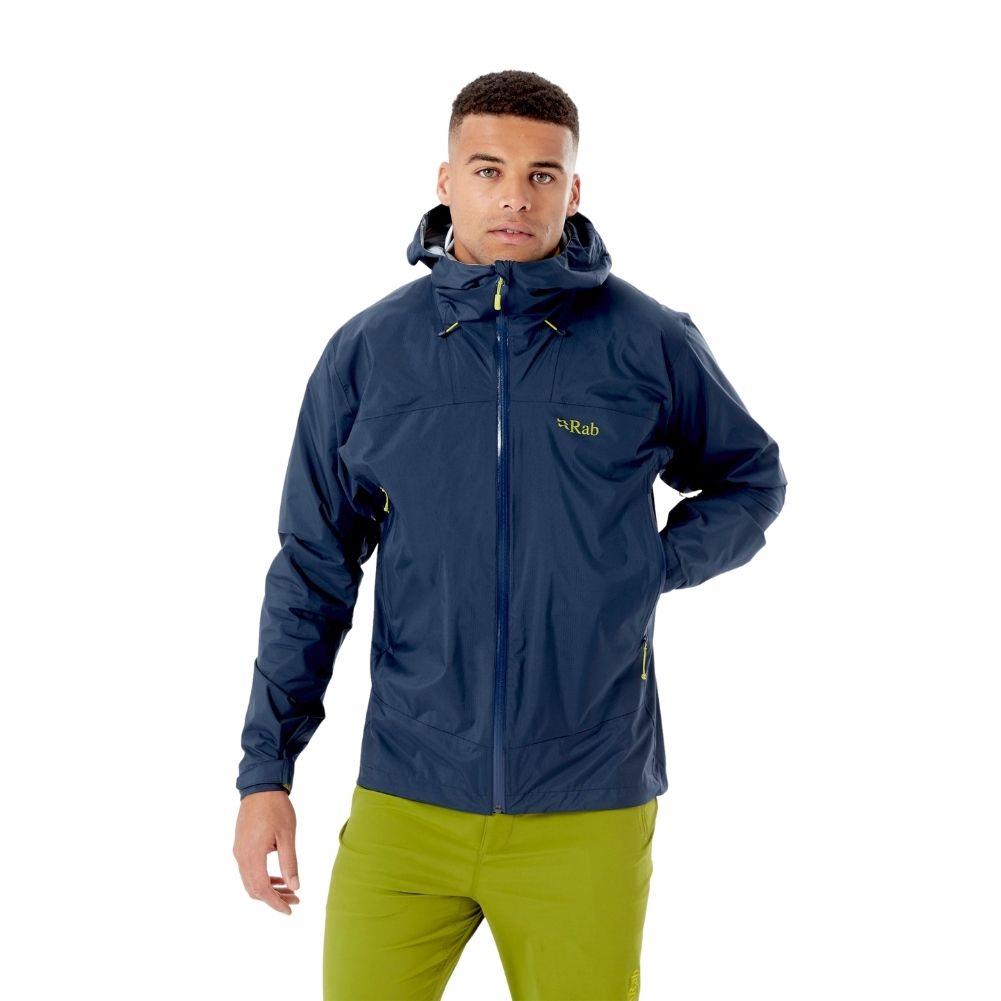 Men's Downpour Plus 2.0 Waterproof Jacket (Deep Ink) - Summits Outdoor