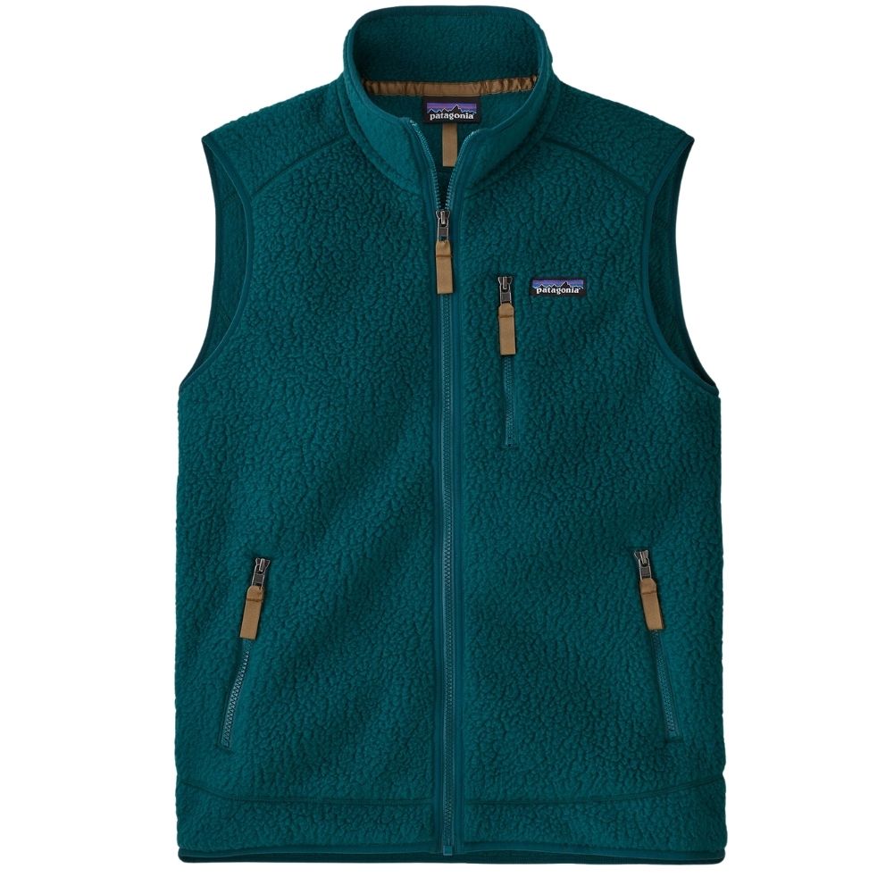 Patagonia Men’s Retro Pile Fleece Vest (Dark Borealis Green)