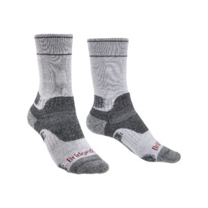 Bridgedale Women's Hike Midweight Merino Performance Boot Socks  (Silver Grey)