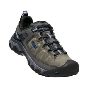 Keen Men's Targhee III Waterproof Hiking Shoes (Steel Grey/Captain's Blue)