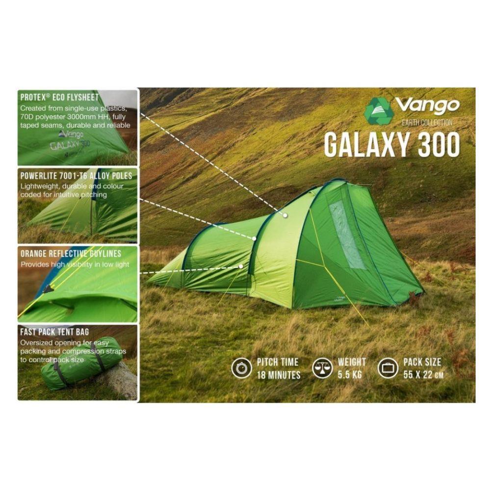 elk Ruwe olie Tot stand brengen Vango Galaxy 300 Eco Tent – 3 Man Tent (2022) - Summits Outdoor