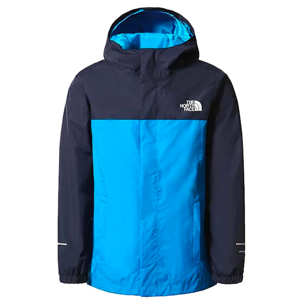 The North Face Boy’s Resolve Reflective Waterproof Jacket (Hero Blue)