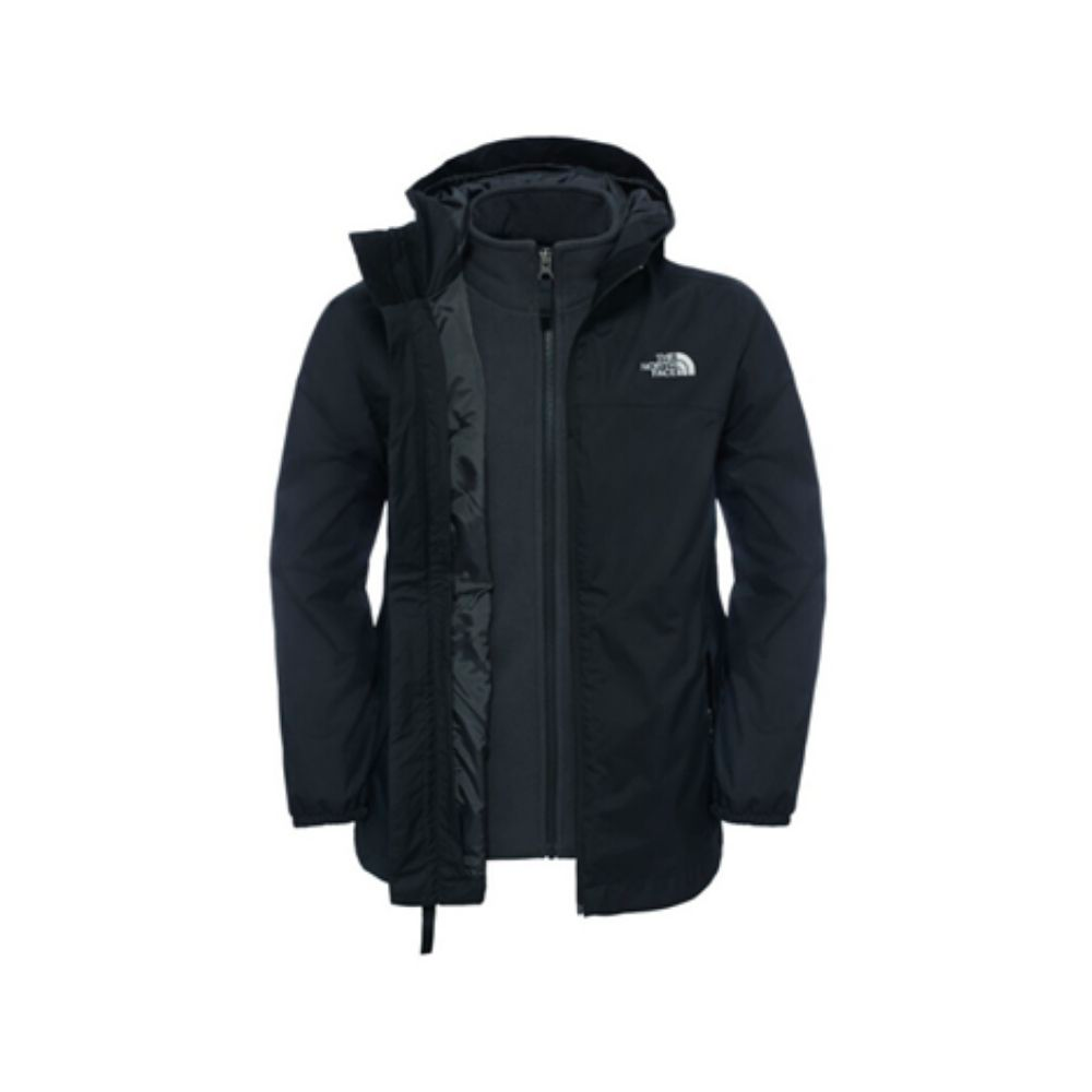 The North Face Youth Elden Rain Triclimate Jacket (Black)