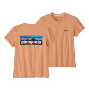 Patagonia Women’s P-6 Logo Responsibili-Tee (Cowry Peach)