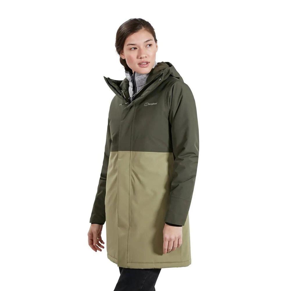 Berghaus Women's Hinderwick Insulated Waterproof Jacket (Green ...