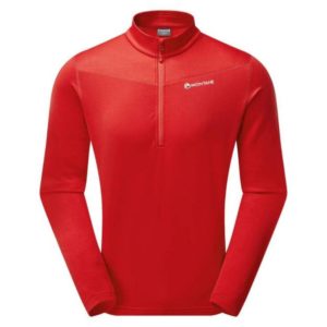 Montane Protium Fleece Pull-On Jacket (Adrenaline Red)