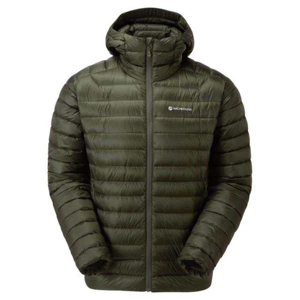 Montane Men's Anti-Freeze Packable Hooded Down Jacket (Oak Green ...